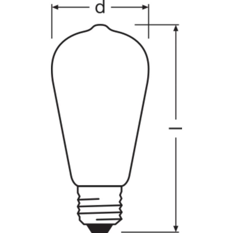 Thumbnail - Ledvance, Leuchtmittel, LED-Lampe (E27, 4 W, 470 lm, 1 x, E)