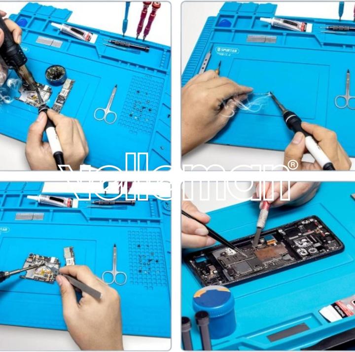 Actual product image Velleman SILICONE SOLDERING MAT - 450 x 300 mm