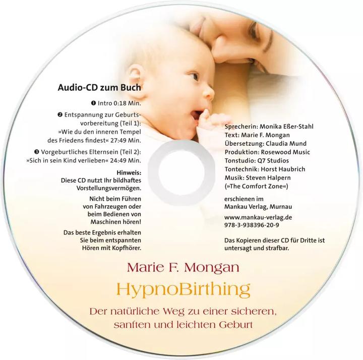 Actual product image HypnoBirthing. Der natürliche Weg zu einer sicheren, sanften und leichten Geburt (German, Marie F. Mongan, 2014)