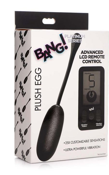 XR Brands Platinum serie Pluche Ei met Afstandsbediening