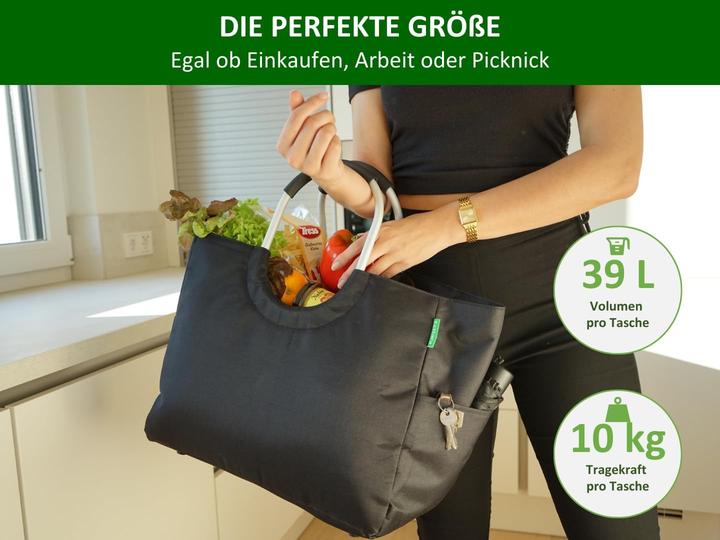 Produktbild Cottara Faltbare Einkaufstasche aus recyceltem Material