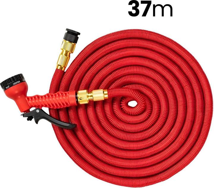 Actual product image Avizar Gartenschlauch 7,5 m dehnbar bis 37 m mit Brause (7.50 m)