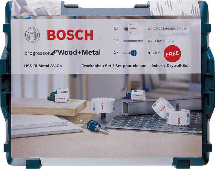 Image du produit Bosch Professional Zubehör Progressor pour le bois et le métal (20, 30, 60, 68, 114 mm)