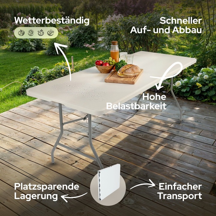 Produktbild Arebos Gartentisch (74 cm)