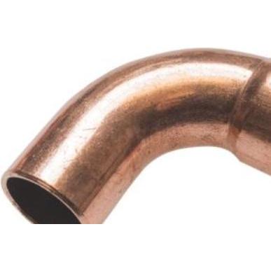 Sanha, Rohrverbindungstechnik, bøjning 90 gr. mf/np 5/8 - kobberfittings til lodning. Industrikøl - 130 bar