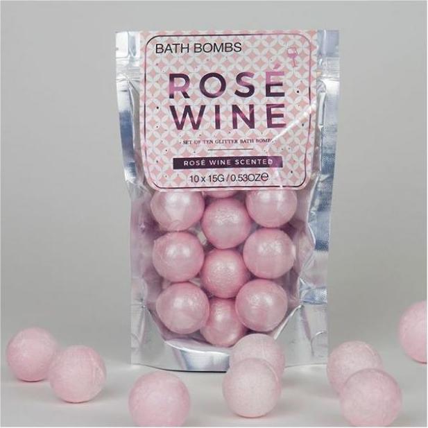 Actual product image Gift Republic Rose wine bath bombs (Bath bombs)
