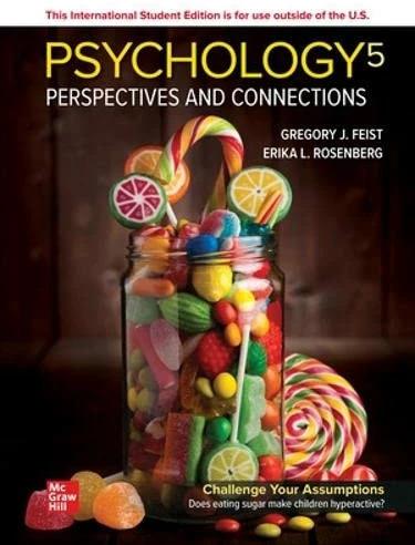 Produktbild Psychology: Perspectives and Connections ISE (Englisch, Erika Rosenberg, Gregory Feist, 2021)