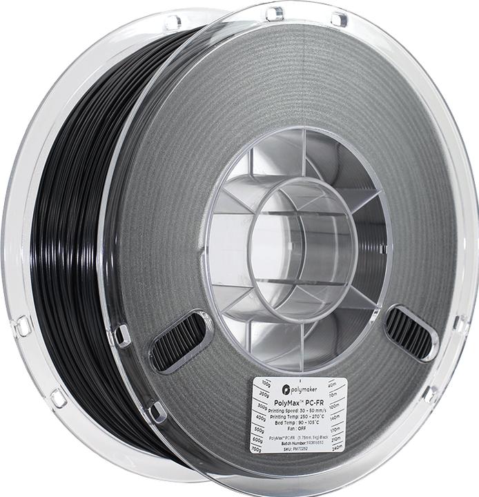 Produktbild Polymaker PolyMax PC-FR - White - 2.85mm (PC, 2.85 mm, 1000 g)