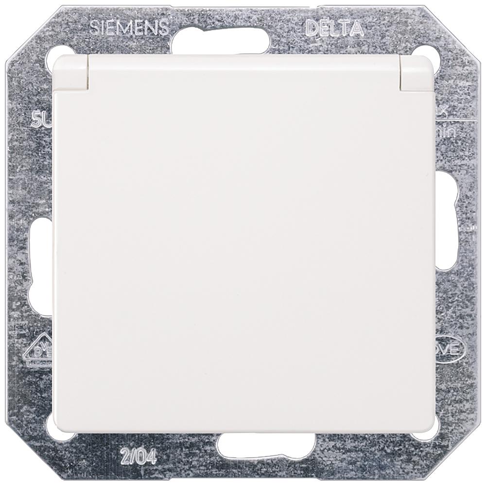 Siemens, Steckdose, Steckdose 1f alu glz DELTAi-system UP 5UB1930