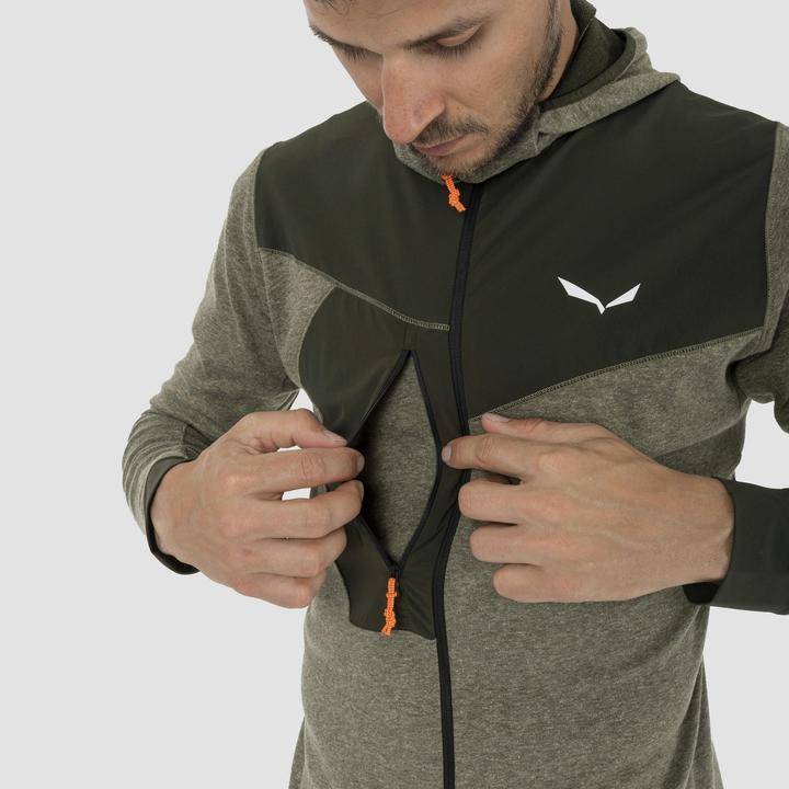 Immagine prodotto Salewa Maglietta Puez 2 Dry L/S con cappuccio e zip intera (XXL)