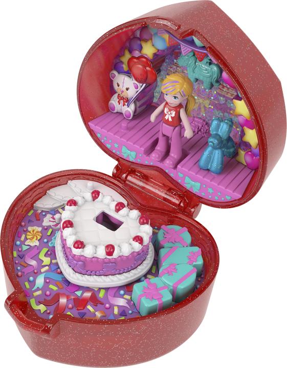 Produktbild Polly Pocket Mattel 80th Anniversary Ruby Red Ring Box Collector Compact