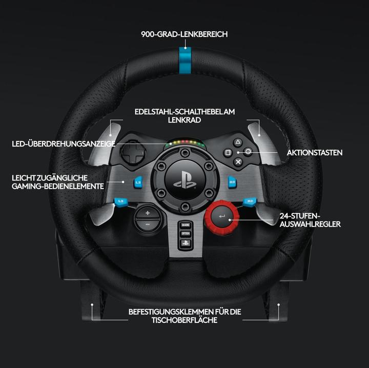 Productafbeelding Logitech G G29 Driving Force (PlayStation, PC) (PS3, PS4, PC, PS5)