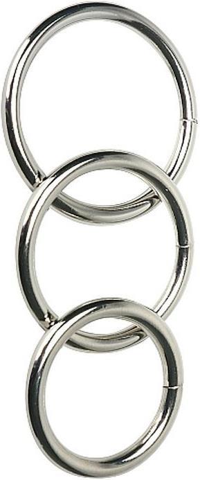 Produktbild Master Series Trine - Steel Cockring Collection (4 cm)