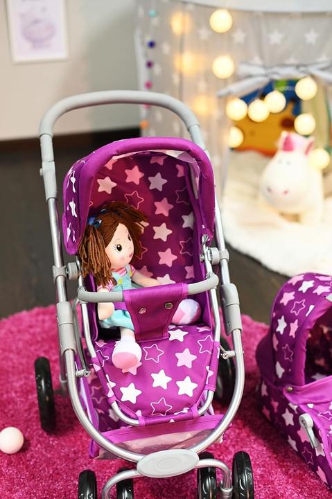 Immagine prodotto Knorrtoys Puppenwagen Coco - star dark pink