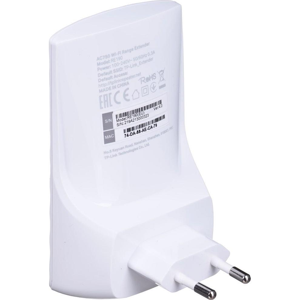 Thumbnail - TP-Link RE190 (433 Mbit/s, 300 Mbit/s), WLAN Repeater