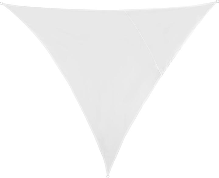 Actual product image Relaxdays Traingular White Shade Sail (300 x 250 x 0.5 cm)