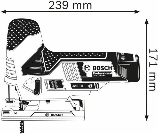 Productafbeelding Bosch Professional GST 12V-70 Solo
