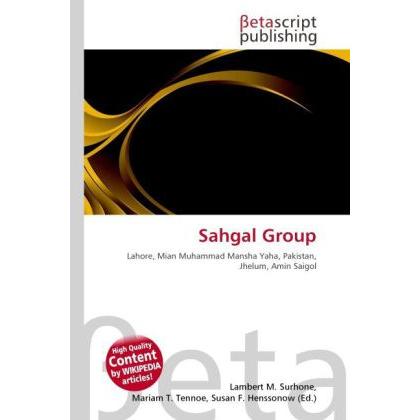 Sahgal Group, Fachbücher