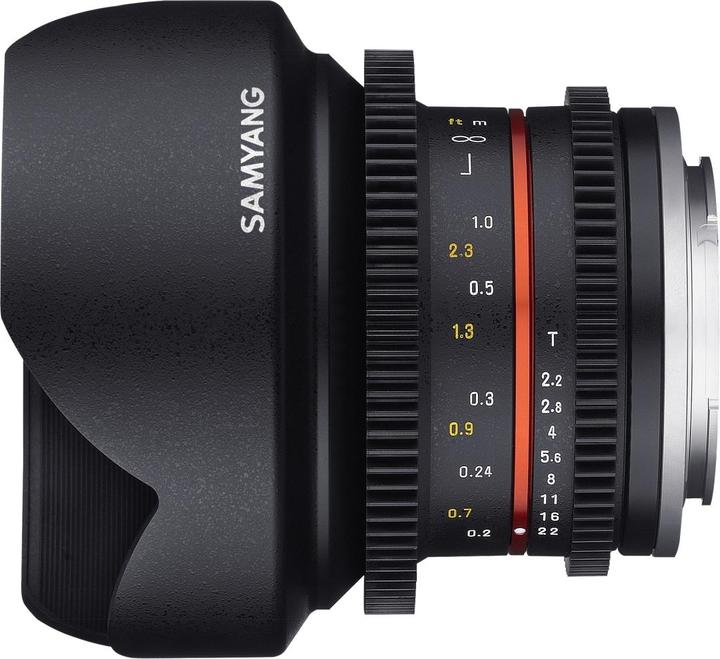 Produktbild Samyang 12mm T2.2 Cine MFT (Micro Four Thirds, APS-C / DX)