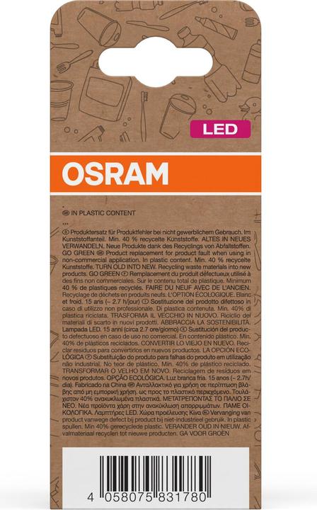 Produktbild Osram LED Pcr Lamps With Classic A (E27, 470 lm, 1 x)
