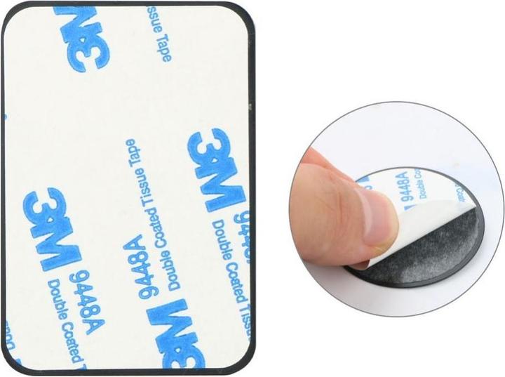 Actual product image Tech-Protect MetalPlate magnetic plates for car holders - black (4 pcs.)