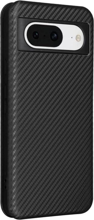 Actual product image Cover-Discount Google Pixel 8 - Carbon Look Flip Case black (Google Pixel 8)