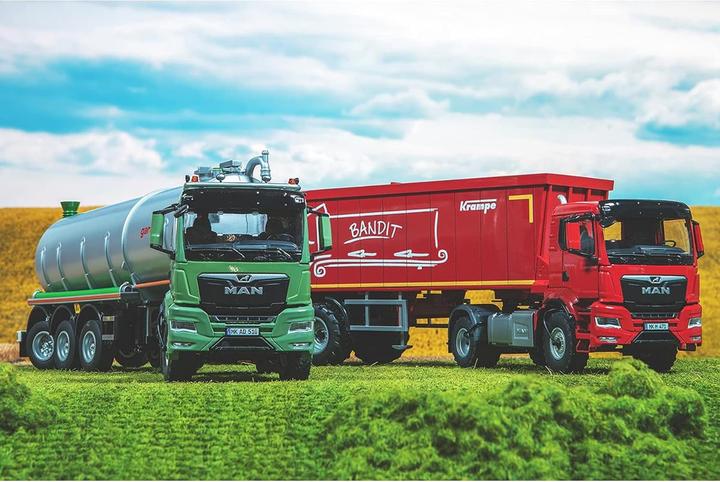 Produktbild Wiking 0776 50 Spur 1 MAN TGS 2-Achs-Zugmaschine Ackerdiesel grün