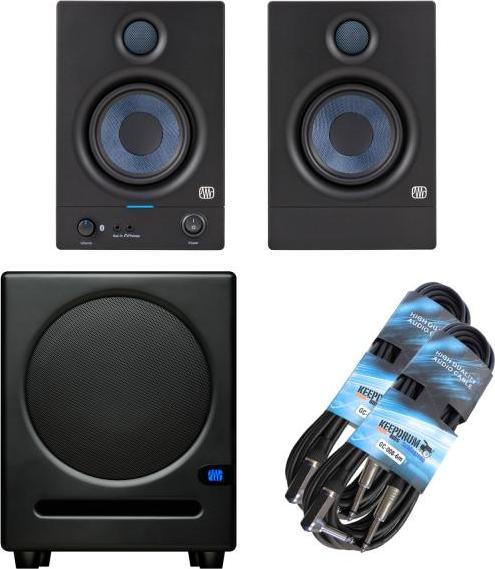 Produktbild PreSonus Eris 4.5BT Bluetooth-Boxen 2nd Gen mit Eris Sub 8 BT und Klinkenkabel (1 Stk.)