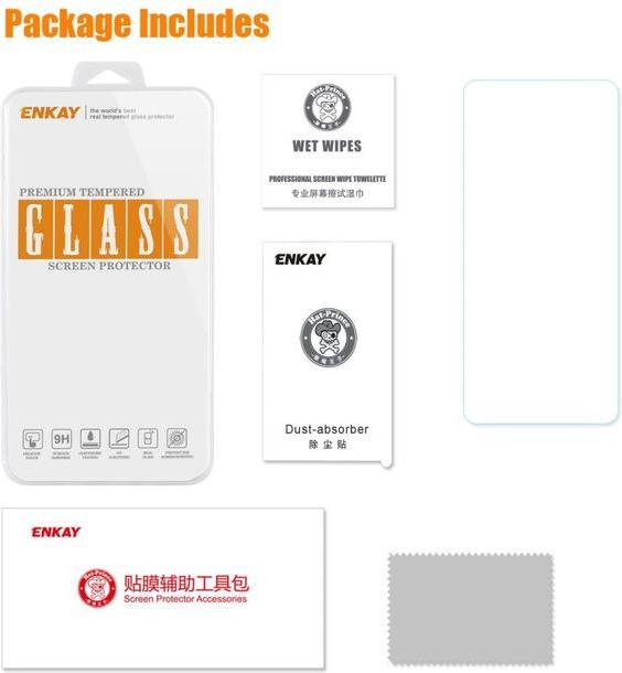 Immagine prodotto Enkay Protettore di schermo in vetro protettivo (1 pz., Samsung Galaxy A80)