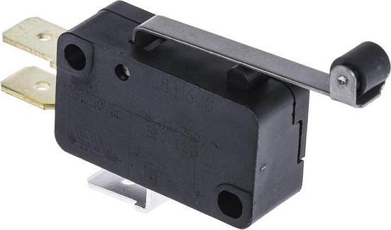 Produktbild Crouzet Roller Lever Micro Switch, Tab Terminal, 16 A @ 250 V ac, SP-CO