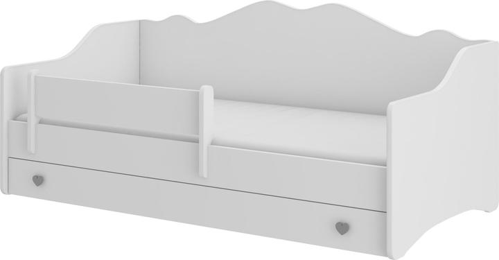 Actual product image ADRK Furniture Bed with mattress EMKA Gray, White 160x80
