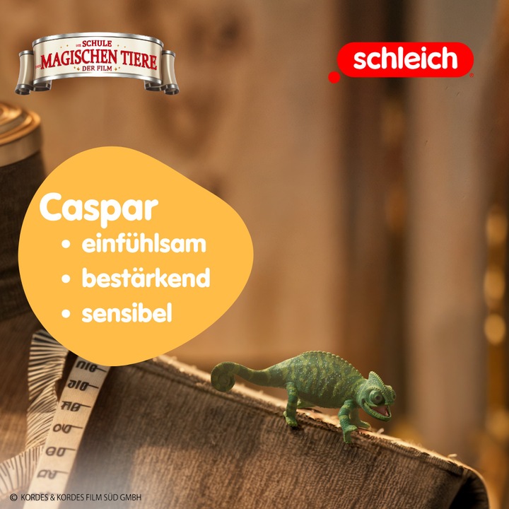 Actual product image Schleich Caspar the chameleon