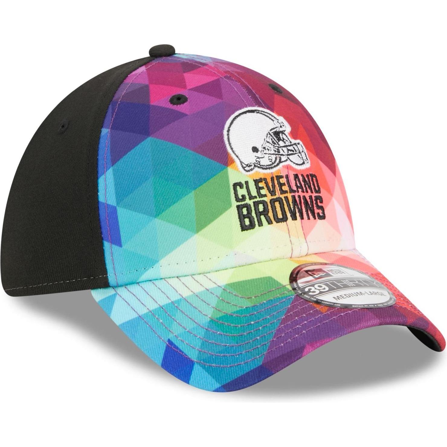 Thumbnail - New Era, Herren, Cap, 39Thirty Cap - CRUCIAL CATCH Cleveland Browns - M/L, Mehrfarbig, (M)