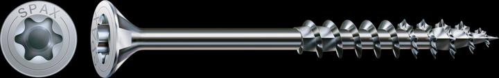 Actual product image Spax Countersunk screw WIROX partial thread T-Star Plus Ø 8.0 x 450 mm (50 pieces) (50 Screws per piece)