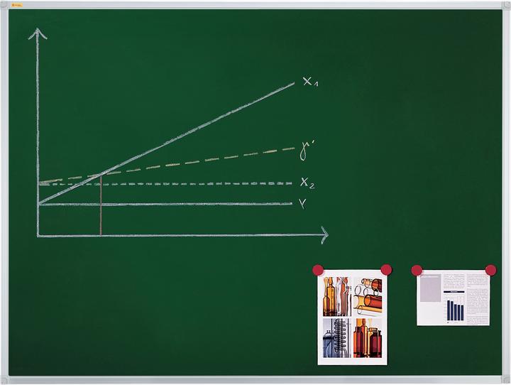 Image du produit Franken Tableau à craies X-tra! Line, 900 x 600 mm, vert foncé (90 x 60 cm)