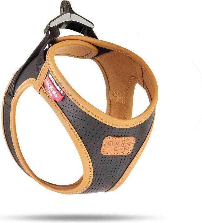 Productafbeelding Curli Harnas Apple Leer, XS, Zwart (XS, Hond, Algemeen)