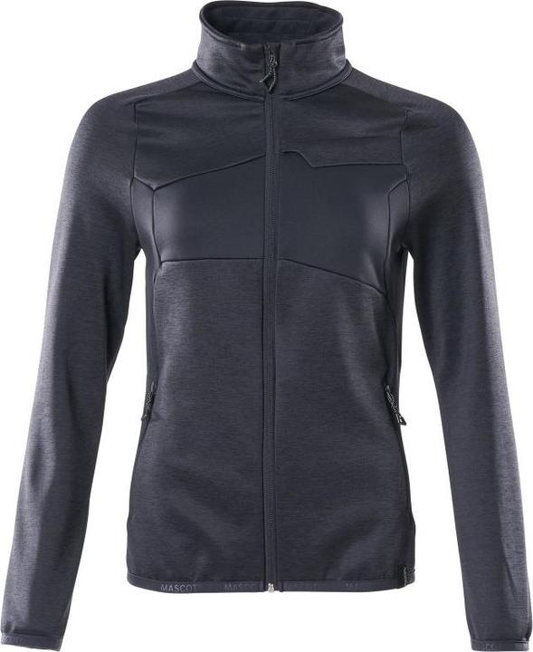 Actual product image Mascot Fleecepullover mit Reissverschluss, Damen Microfleecejacke Grösse M, schwarzblau (M)
