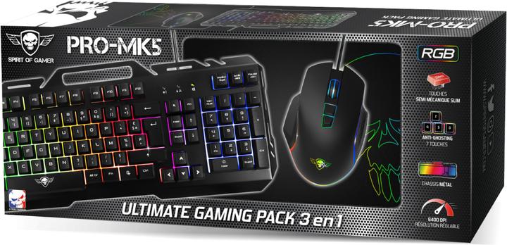 Produktbild Spirit Of Gamer Pro Mk5 Pack 3 in 1 (CH, Kabelgebunden)