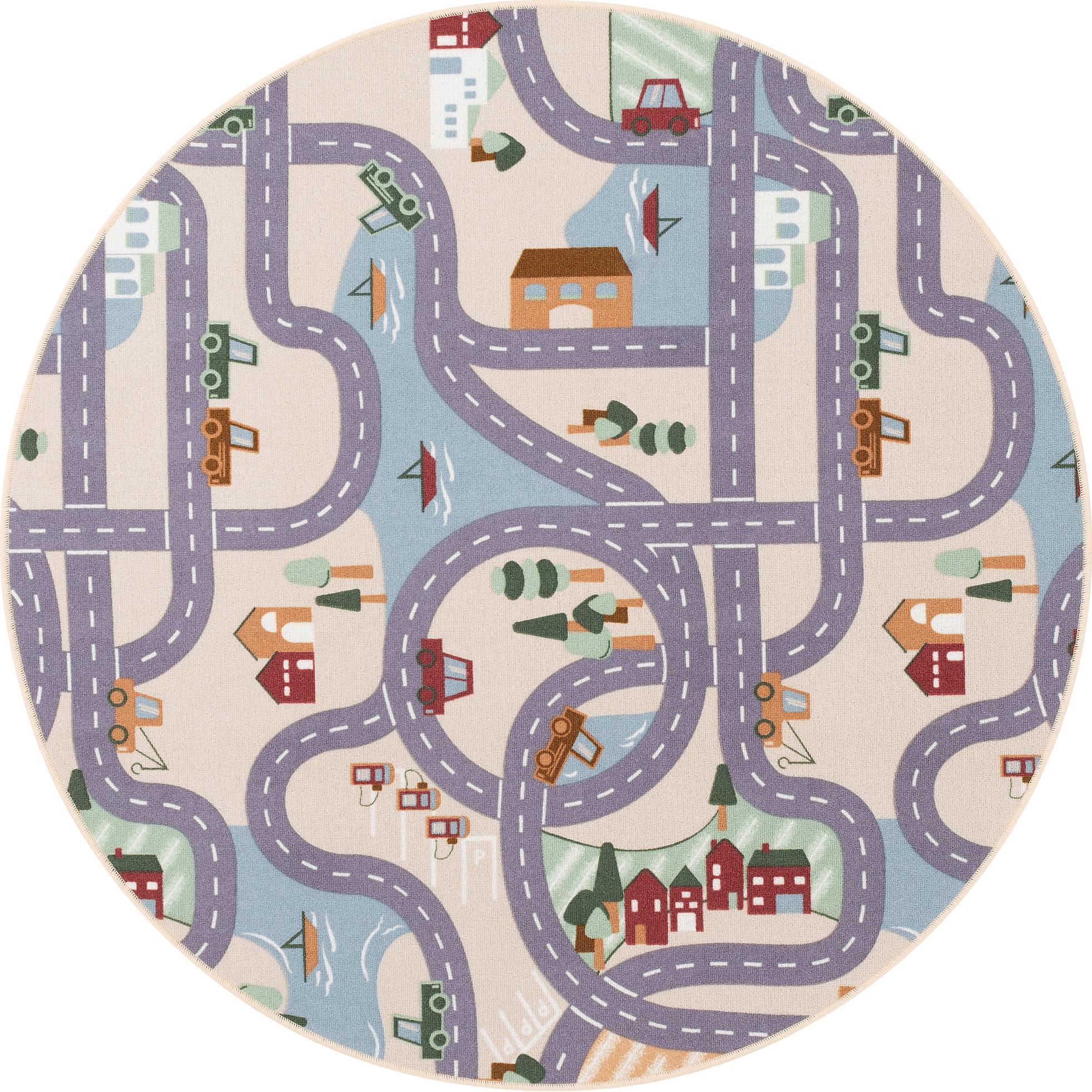 Snapstyle, Spielteppich + Spielmatte, Fun Town (133 x 133 cm)