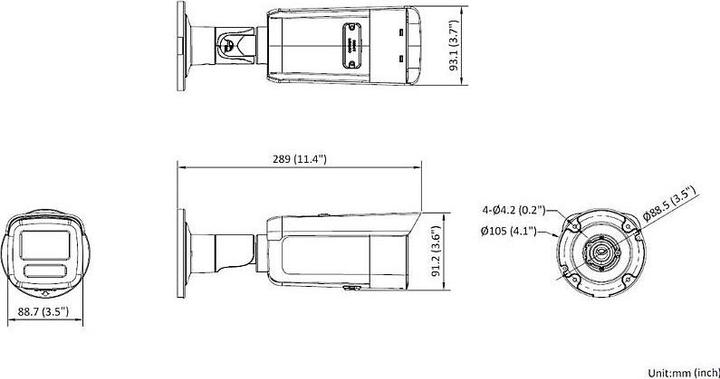 Actual product image Hikvision DS-2CD2T26G2-2I(2.8MM)(D) (1920 x 1080 Pixels)