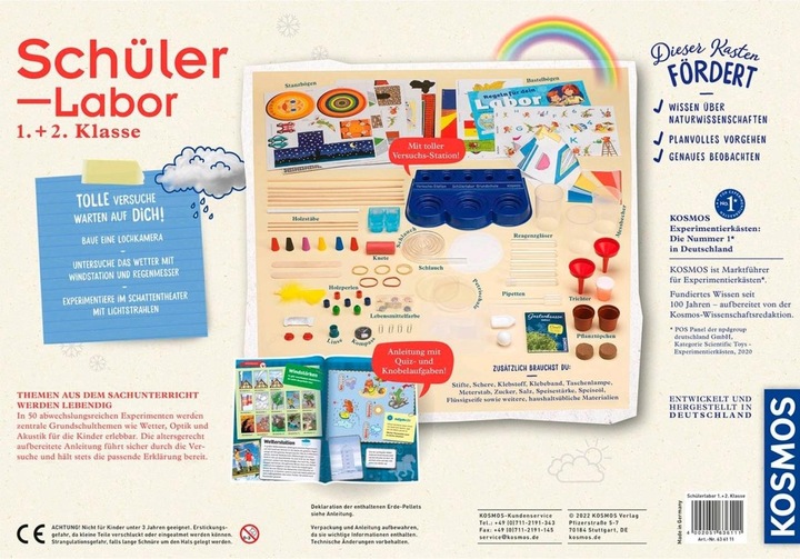 Actual product image Kosmos School laboratory 1st + 2nd grade