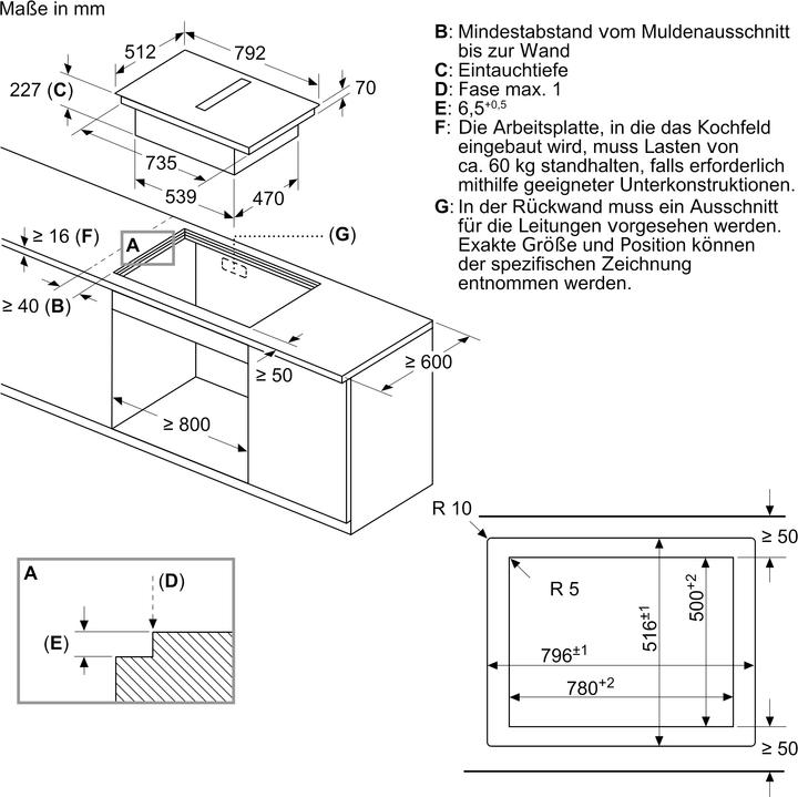 Produktbild Bosch Hausgeräte PXX801D57E (79.20 cm, Elektrokochfeld)