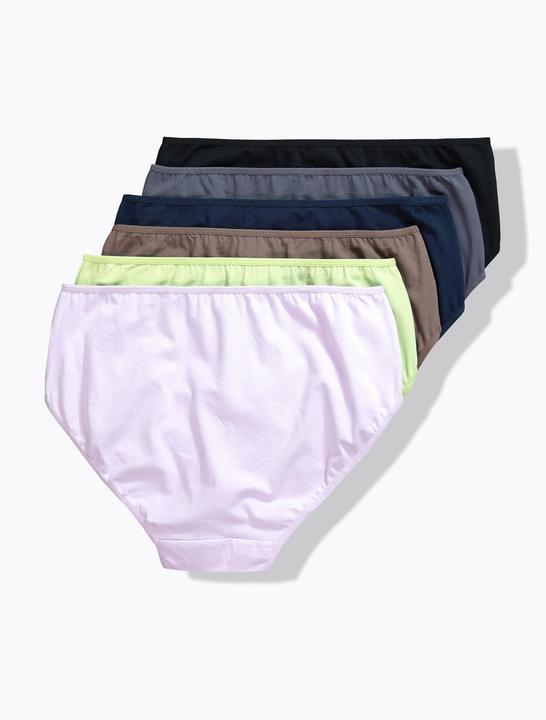 Produktbild Ulla Popken Midislips, 6er-Pack, Farbmix (62, 6er Pack)