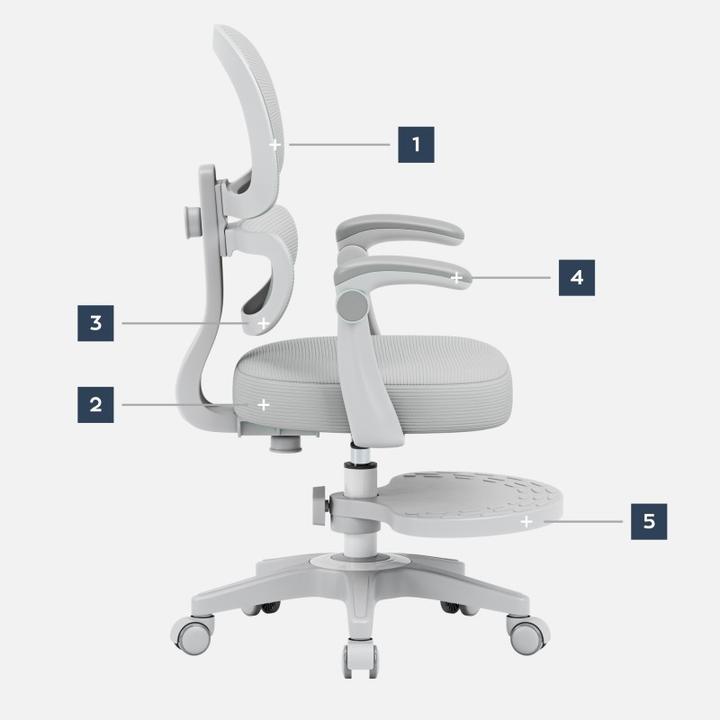 Actual product image Mark Adler Ergonomischer Kinderstuhl Junior 4.4 Grau