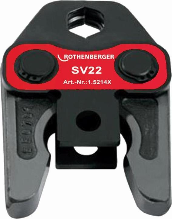 Produktbild Rothenberger Pressbacke Presszange Standard SV22 ( 015214X ) für ROMAX 4000 / Akku Press ACC etc (150 mm)