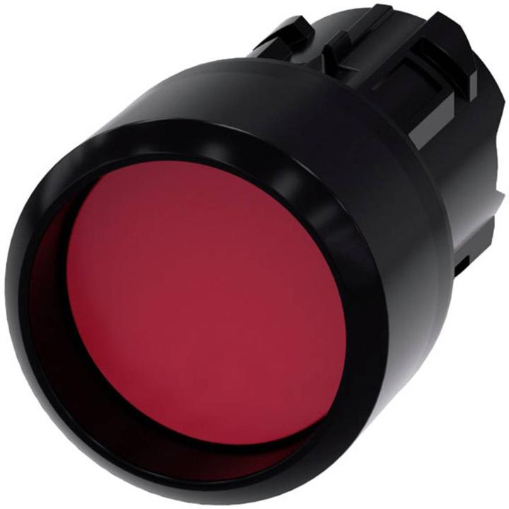 Actual product image Siemens Push-button front 1f rt Ř22mm rnd 3SU1000-0CB20-0AA0
