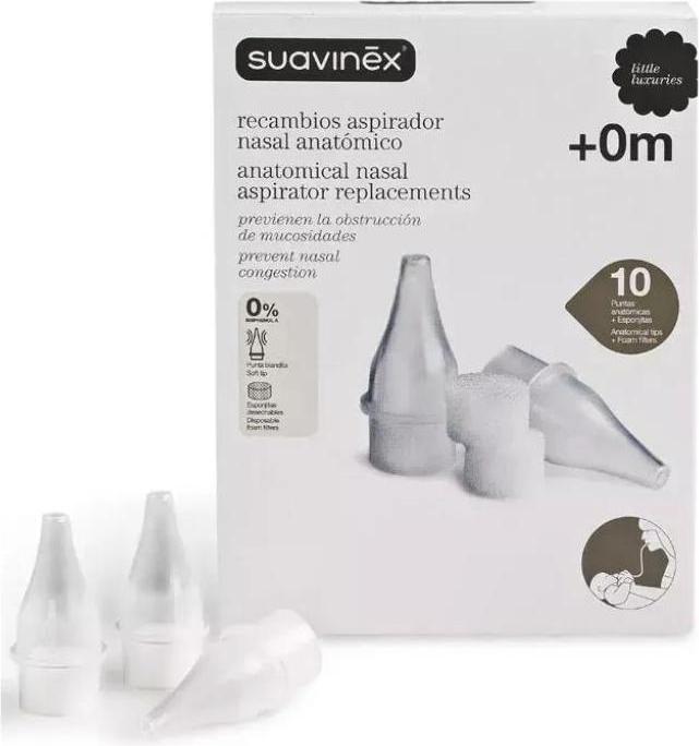 Produktbild Suavinex Anatomische Nasensauger Ersatz-Saugglocken für Schleimabsauger