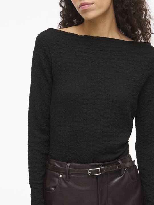 Immagine prodotto Vila VITHILDE U-Boot-Ausschnitt Oberteil mit langen Ärmeln (L)