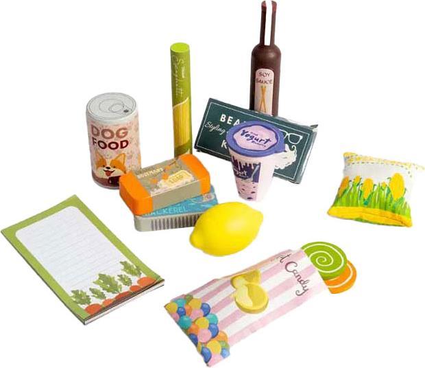 Image du produit Bigjigs Einkaufsspielset aus Holz, 17-tlg.