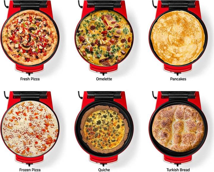 Image du produit Nedis FCPM100FRD Machine à pizza, aluminium